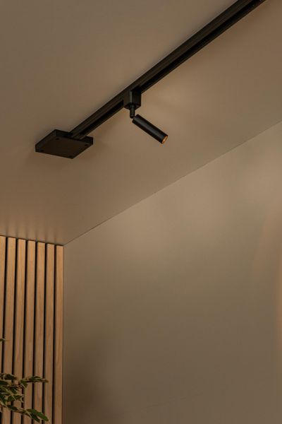 Lucide TRACK KEONI Track spot - 1-circuit Track lighting system - 1xG9- Black(Extension)